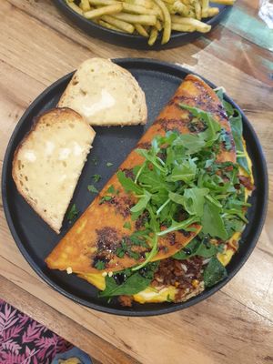 Omelette at Adam & Eve in Bendigo