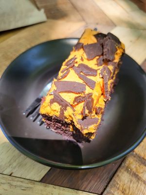 Orange chocolate cake at Adam & Eve in Bendigo