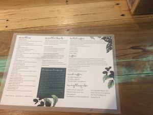 Menu p1 at Adam & Eve in Bendigo