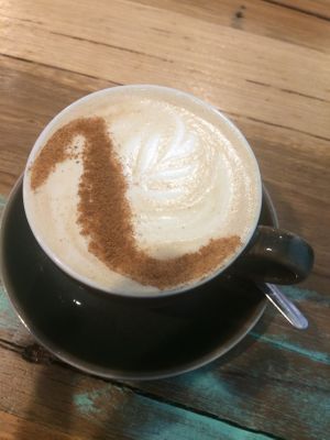 Yummy chai latte at Adam & Eve in Bendigo