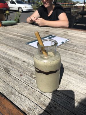She’s mint smoothie  at Adam & Eve in Bendigo
