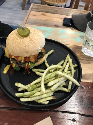 Bacon Cheeseburger  at Adam & Eve in Bendigo