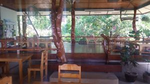 inside restaurant at Ananda Yoga Detox in Koh Phangan