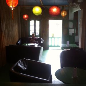 Upper floor at Bamboo Lounge - Forest Retreat in Luang Namtha