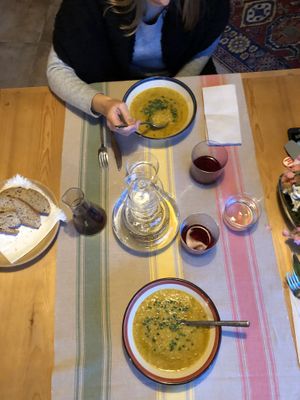 Carrot soup. at Campo di Cielo in Cesiomaggiore