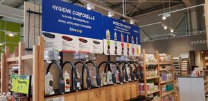 Refill shampoo and other hygiene products at Biocoop des Olonnes in Chateau-dolonne