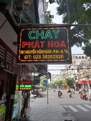 Address. Name. Phone number at Nhà Hàng Chay Phát Hoa in Ho Chi Minh City