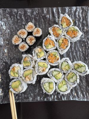Assorted Maki Rolls - Vegan  at Hokkaido Sushi in Ottawa