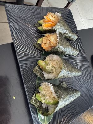 Assorted Hand Rolls - Vegan  at Hokkaido Sushi in Ottawa
