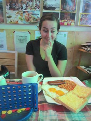 vegetarian english breakfast at bookworm's at Bookworm's Coffee in Ho Chi Minh City