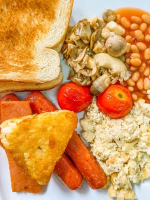 Vegan Full English Breakfast   at Bookworm's Coffee in Ho Chi Minh City