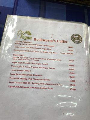   at Bookworm's Coffee in Ho Chi Minh City