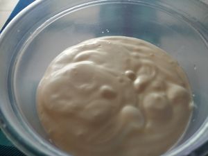 Vegan homemade mayonnaise  at Bookworm's Coffee in Ho Chi Minh City