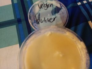 Homemade vegan butter at Bookworm's Coffee in Ho Chi Minh City