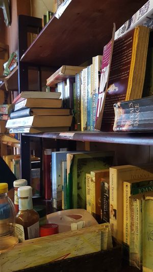 Many books at Bookworm's Coffee in Ho Chi Minh City