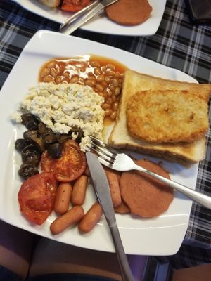 Amazing vegan breakfast at Bookworm's Coffee in Ho Chi Minh City