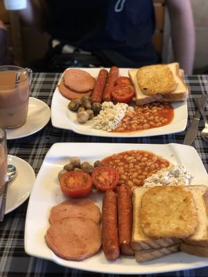 Vegan full English  at Bookworm's Coffee in Ho Chi Minh City