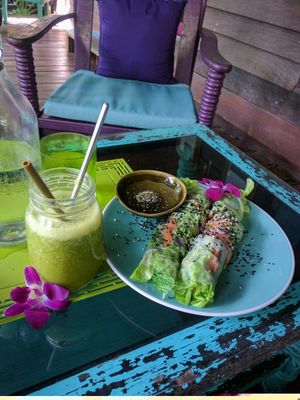 snack and shake at The Yogarden in Koh Samui