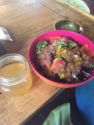 Salad at The Yogarden in Koh Samui