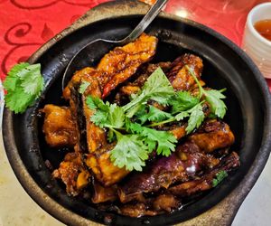 claypot brinjal yummy at Great Nature Enterprise in Klang