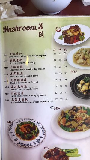Menu at Great Nature Enterprise in Klang