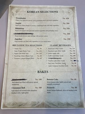  at Siddhi Bistro in Thimphu