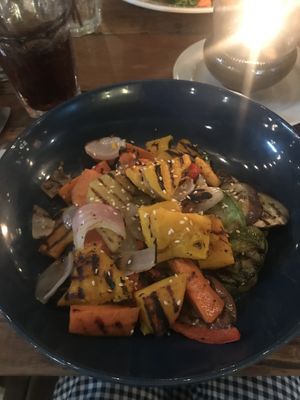 Mixed grilled vegetables and sesame soy dressing  at PP Arcade in Koh Phi Phi