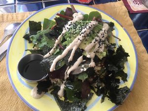 Sushi salad! at Nelli Rae's Kitchen in Revere