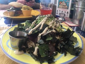 Sushi salad! at Nelli Rae's Kitchen in Revere