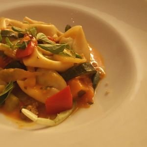 Pasta dish at Lebenbauer in Vienna