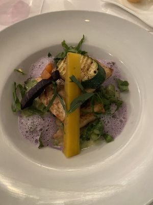 Spargelravioli mit Tofu at Lebenbauer in Vienna