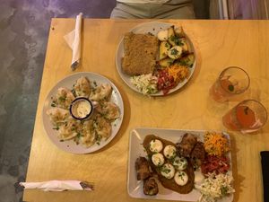 Our (big) meal at Chwast Food in Warsaw