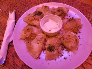 Pieorogi at Chwast Food in Warsaw