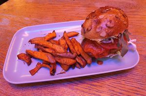 Burger at Chwast Food in Warsaw