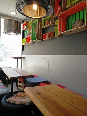 inside at Chwast Food in Warsaw