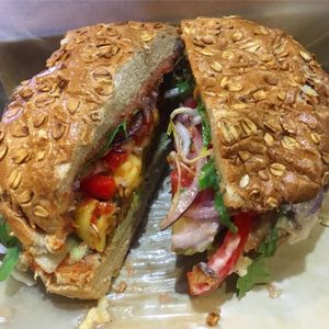 half and half at Chwast Food in Warsaw