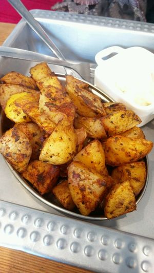 potatoes at Chwast Food in Warsaw