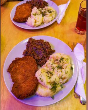 Schabowy at Chwast Food in Warsaw