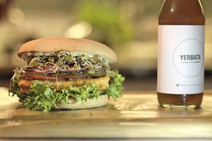 vegan TOFUburger at Chwast Food in Warsaw