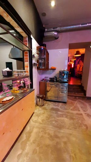 Counter at Chwast Food in Warsaw