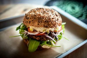 burger at Chwast Food in Warsaw