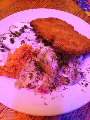 Kotlet Schabowy at Chwast Food in Warsaw