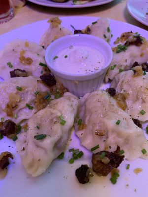 Pierogi ruskie  at Chwast Food in Warsaw