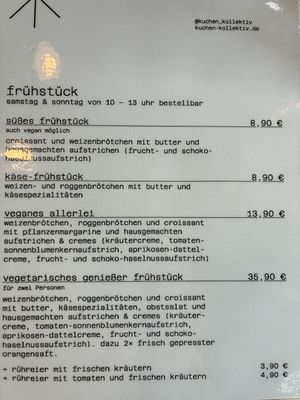 Vegan breakfast   at kuchen kollektiv in Bochum