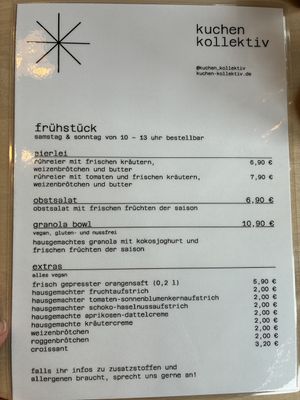 Vegan breakfast  at kuchen kollektiv in Bochum