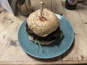 Red bean burger 🍔👌🏻  at Tofino in Essen