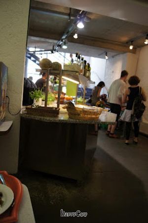 salad bar at Naturkost St. Josef in Vienna