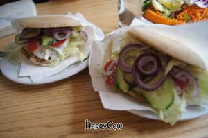 vegan doners at Naturkost St. Josef in Vienna
