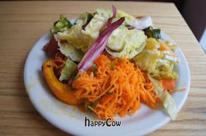 salad from the buffet at Naturkost St. Josef in Vienna