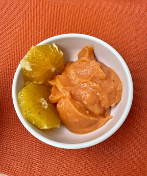 Dessert. Papaya cream, sugar-free. at Natural Jardim in Santo Andre